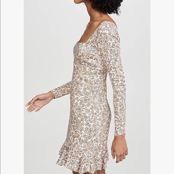 NWOT FREE PEOPLE BOHEMIAN MINI DRESS FLORAL PRINT - Picture 6 of 11